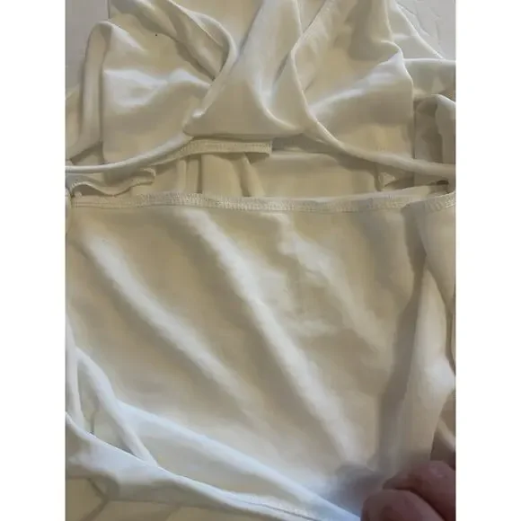 NWT‎ Hudson Grey White Racerback Relaxed Cami Women’s Size Large Tank Camisole - Picture 5 of 10